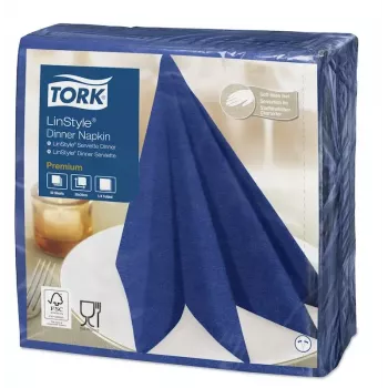 Papieren servetten Tork 478856 blauw 50 stuks