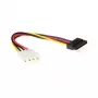 ACT Serial ATA stroomadapterkabel 0,15 m AK3197