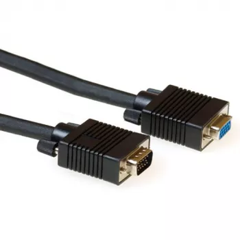 ACT 3 m High-Performance VGA-verlengkabel stekker-bus zwart