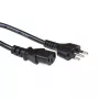 Netkabel ACT Powercord Italiaanse stekker - C13 zwart 2,5 m
