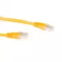 ACT geel 2 meter U/UTP CAT6A patchkabel met RJ45-stekkers