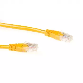 ACT geel 3 meter U/UTP CAT6A patchkabel met RJ45-stekkers