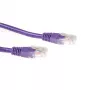 ACT Lila 7 meter U/UTP CAT6A-patchkabel met RJ45-stekkers