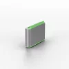 Lindy USB Type-C poortblokkeerder (zonder sleutel) – 10-pack, groen