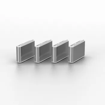 Lindy USB Type-C poortblokkeerder (zonder sleutel) – 10-pack, wit