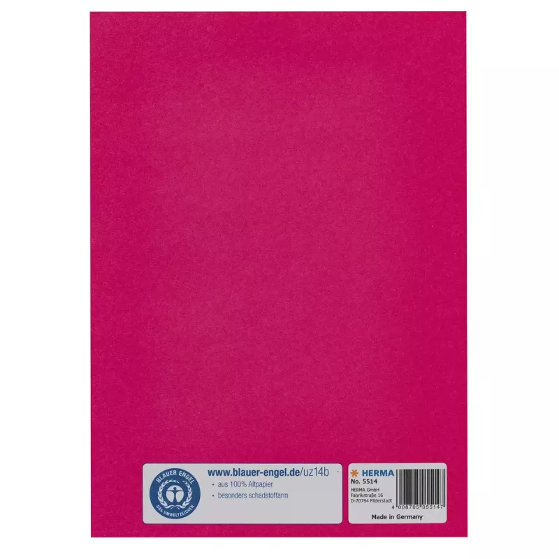 Tijdschrift-/boekomslag HERMA 5514 roze