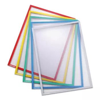 Magneetframe A4 rood Franken ITH4M/10 01