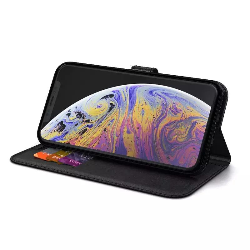 Wallet Case BeHello BEHWAL00179 voor iPhone Xs Max 6,5 inch zwart