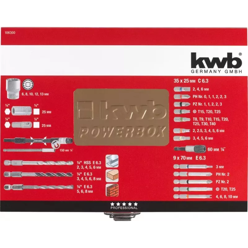 kwb 106300 Bitset, 67 st.