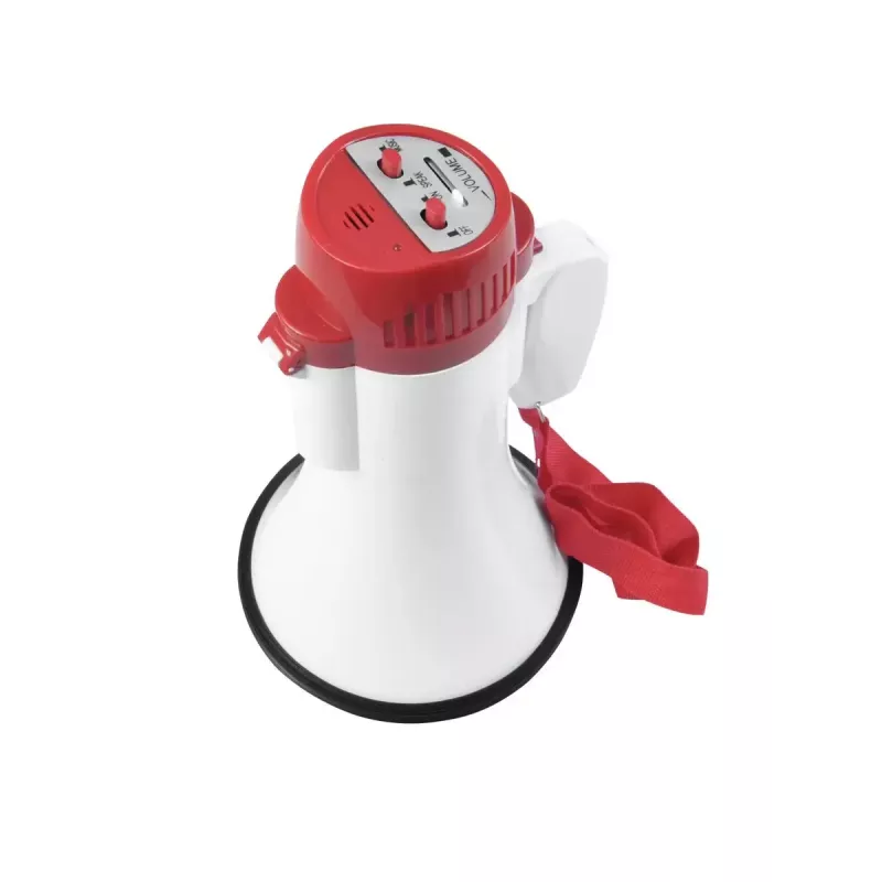 Megafoon Omnitronic 80710920 indoor/outdoor 10 W rood wit