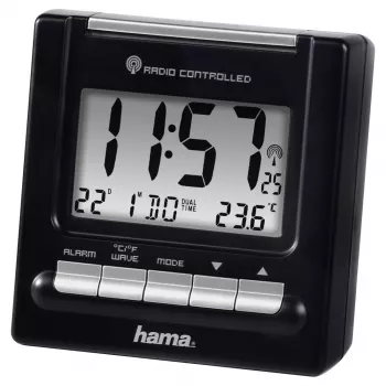 Hama RC200 digitale wekker zwart