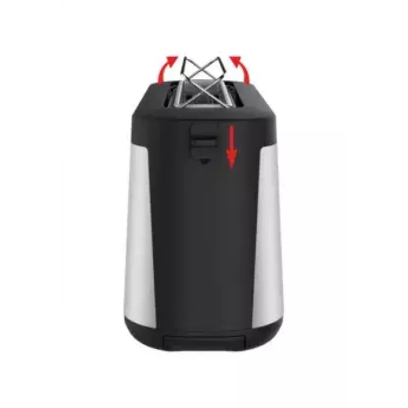 Toaster Tefal TL4308 2 sneetjes 1000 W zwart edelstaal