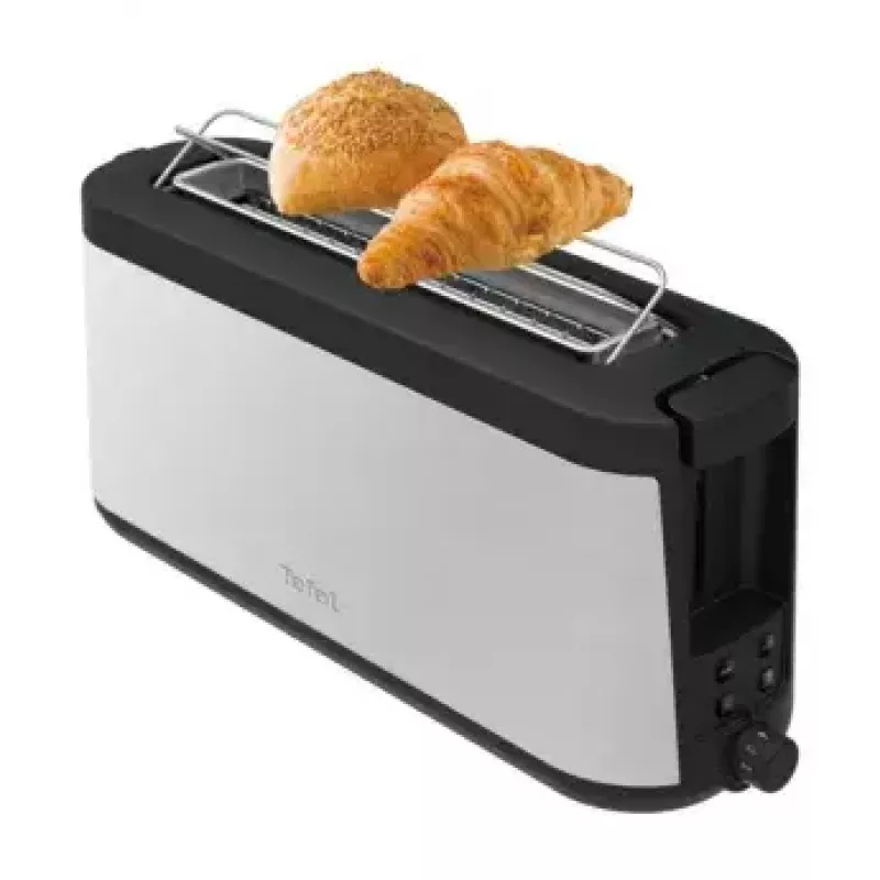 Toaster Tefal TL4308 2 sneetjes 1000 W zwart edelstaal