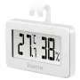 Digitaal weerstation HAMA 00186363 – binnenthermometer en hygrometer, luchtvochtigheid 20–95%, wit, batterij CR2025