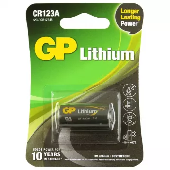 Eenmalige batterij GP Batteries 070CR123AEC1