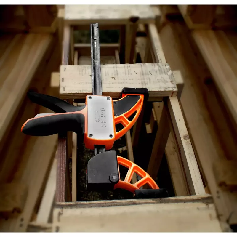 Ratelslangklem Bahco QCB-300 30 cm zwart oranje