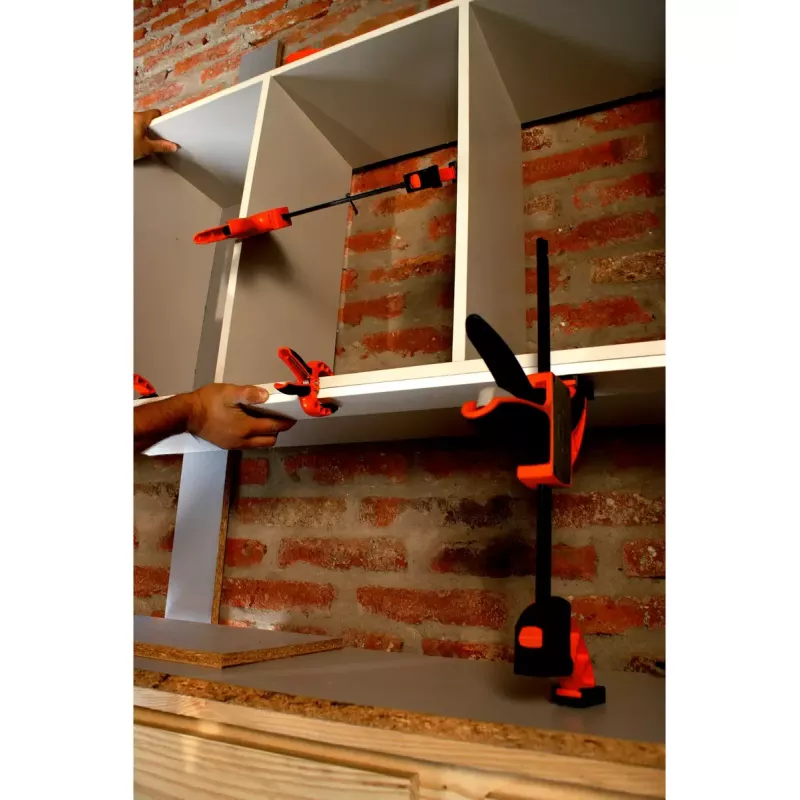 Ratelslangklem Bahco QCB-300 30 cm zwart oranje