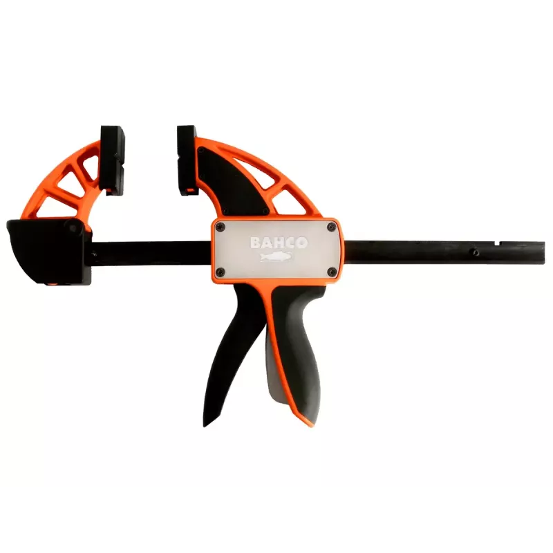 Ratelslangklem Bahco QCB-300 30 cm zwart oranje