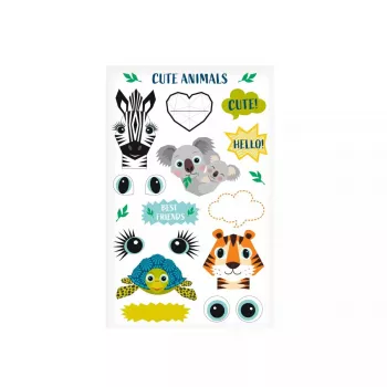 Decoratieve sticker Herlitz 50040278 meerkleurig diermotief jongen/meisje