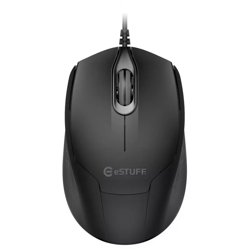 eSTUFF GLB213002 muis kantoor dubbelhandig USB Type-A optisch 1200 DPI