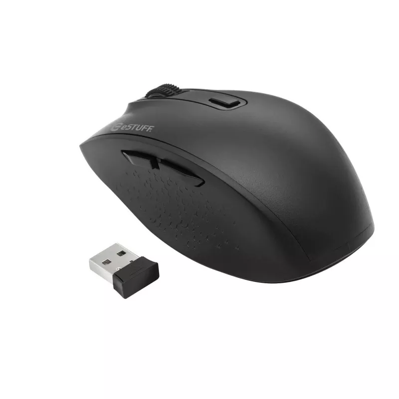 eSTUFF GLB214002 muis kantoor rechtshandig RF draadloos + Bluetooth IR-LED 1800 DPI