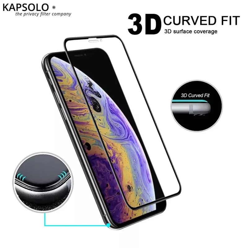 Kapsolo KAP30437 privacyscreenprotector 15,5 cm (6,1 inch), 9H