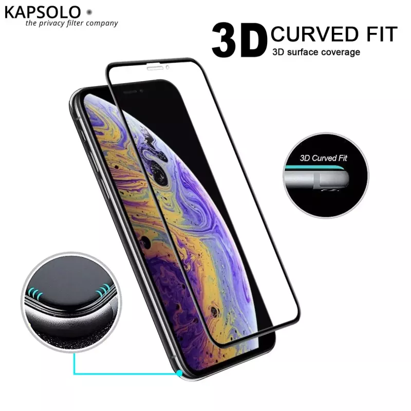 KAPSOLO gehard glas iPhone 14 Pro Max 9H bescherming