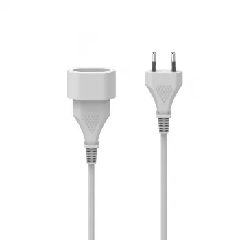 Hama 00223263 stroomverlengkabel 5 m 1 AC-uitgang binnen wit