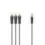 Hama 00205154 audiokabel 1,5 m 3,5 mm 3 x RCA zwart