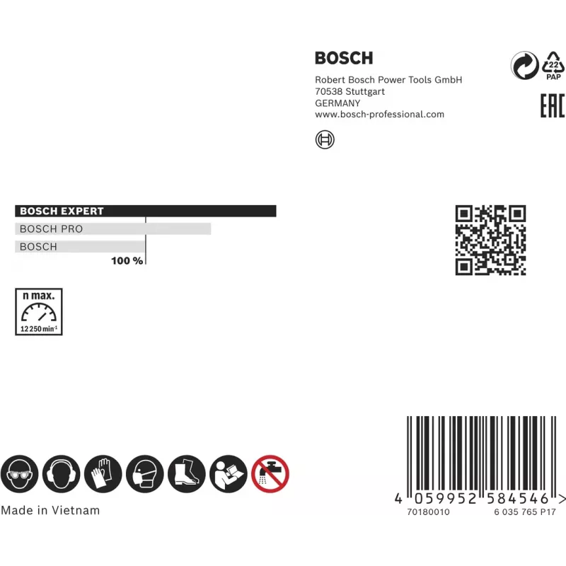 Bosch 2 608 901 391 rotatiegereedschap slijpschijf/slijpmiddel doorslijpschijf