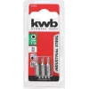 KWB 121215 schroevendraaier-bit 3 stuks Torx T15 25 mm zeskant