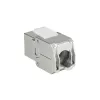 ACT Keystone-bus RJ45 CAT6A afgeschermd gereedschapsloos met stofkap