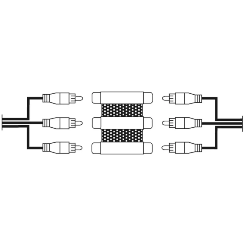 Hama 00205174 kabeladapter 3 x RCA