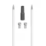 Coaxkabel Hama 00205041 10 m wit aansluiting 1 coax aansluiting 2 coax
