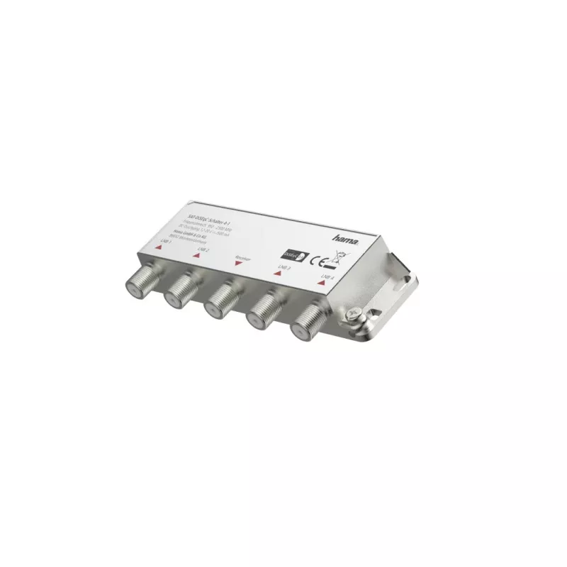 Hama SAT DiSEqC-schakelaar 4/1, 950-2500 MHz