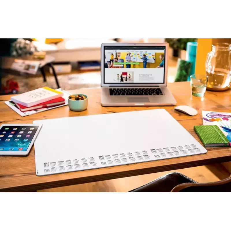 Bureaubladonderlegger Sigel HO301 papier wit A2 kalender datum maand jaar