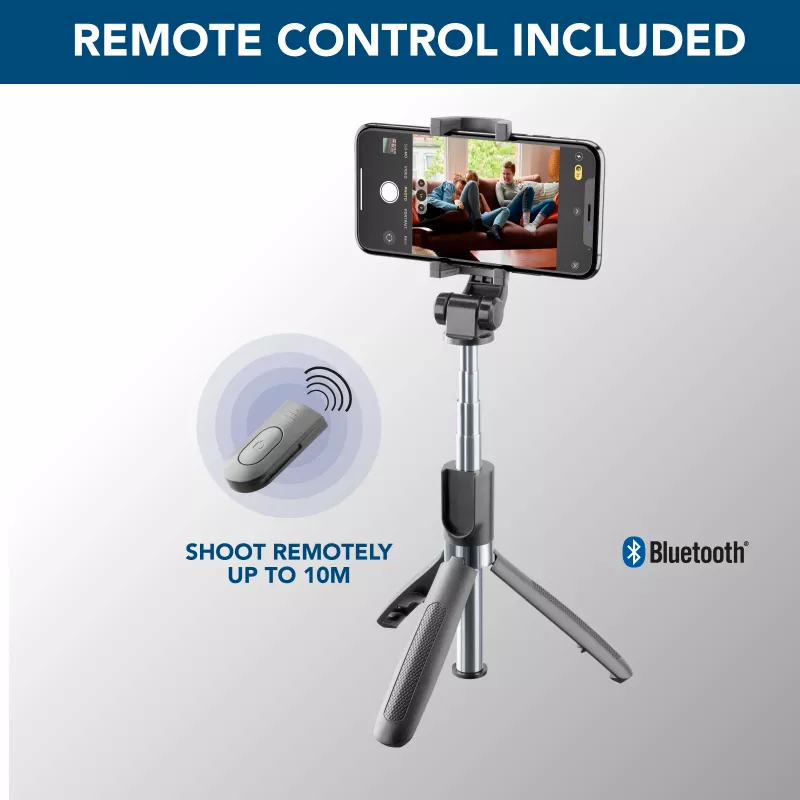 Cellularline Freedom - universele statief Bluetooth® selfiestick