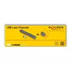 DeLOCK USB laserpresenter draadloos USB RF afstandsbediening rode laserpointer