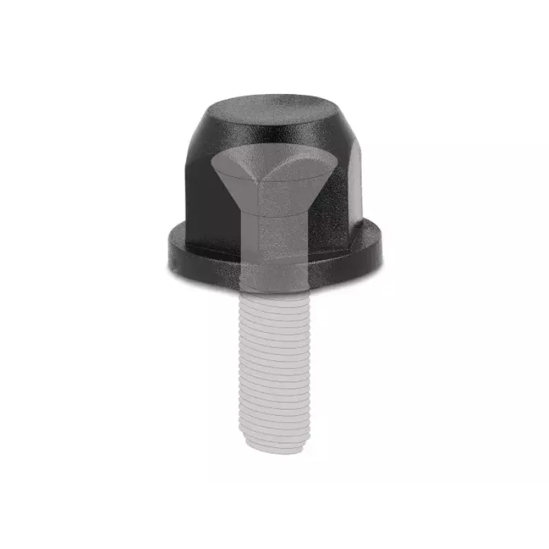 DeLOCK M12 draadbeschermkap zwart 2 stuks nylon