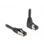 Netwerkkabel DeLOCK RJ45 Cat.8.1 90° naar boven afgewinkeld 10 m zwart