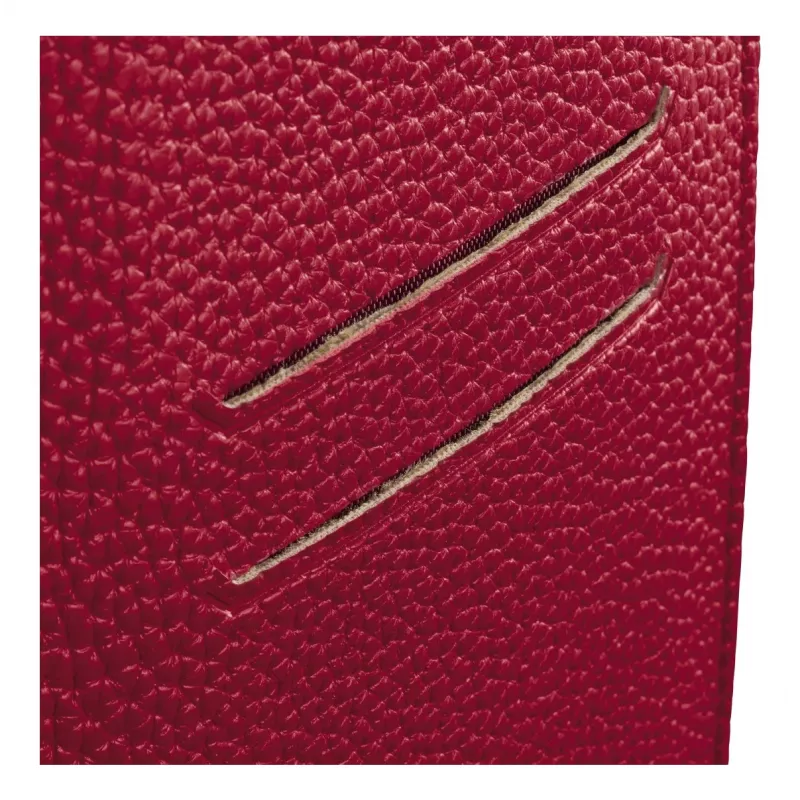 Hama 00137097 universele telefoonhoes voor telefoons tot 16,0 x 8,9 x 1,2 cm, kunstleer, rood