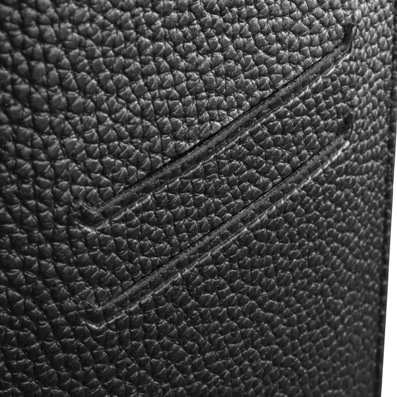 Hama 00137096 universele telefoonhoes voor telefoons tot 16,0 x 8,9 x 1,2 cm, kunstleer, zwart