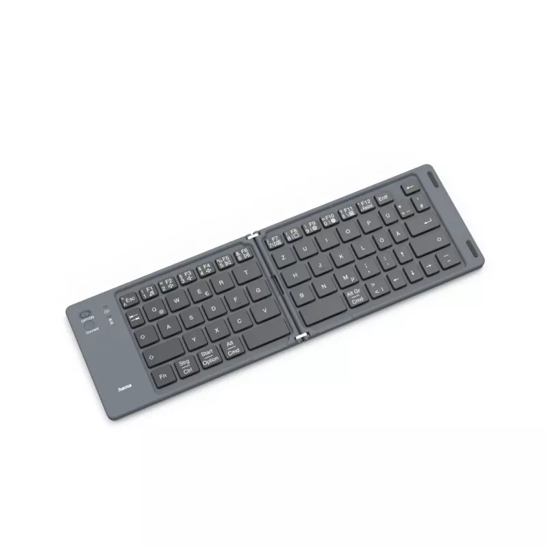 Hama Travel 450 QWERTZ Duits Bluetooth zwart, donkergrijs