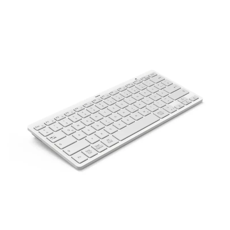 Hama Travel 400 QWERTZ Duits Bluetooth grijs, wit
