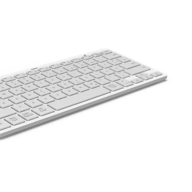 Hama Travel 400 QWERTZ Duits Bluetooth grijs, wit