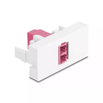 Glasvezeladapter DeLOCK 90846 LC multi-mode 1 stuk violet wit