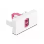 Glasvezeladapter DeLOCK 90846 LC multi-mode 1 stuk violet wit