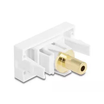 Contactdoos DeLOCK 90843 2 x 3,5 mm kabelverbinder wit