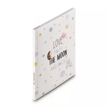 Baby-dagboek Hama To The Moon multicolour 220x290 mm