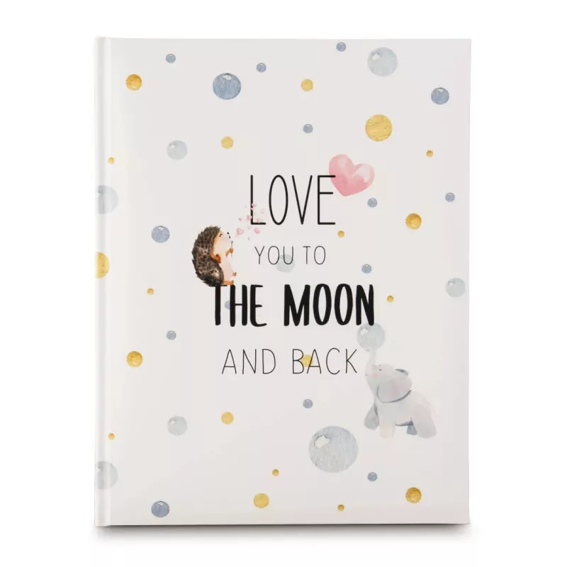Baby-dagboek Hama To The Moon multicolour 220x290 mm